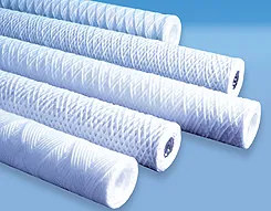 String-wound polypropylene filter cartridges